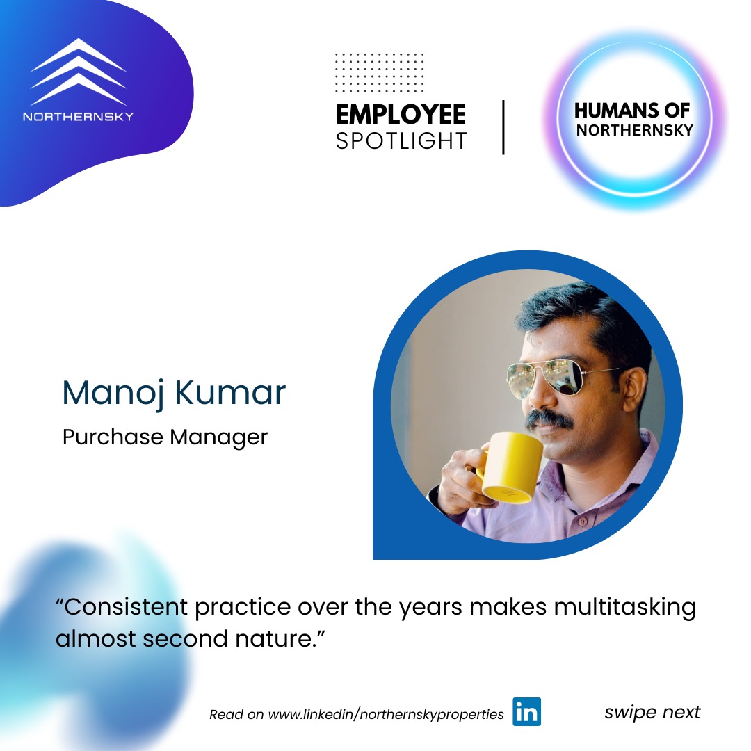 Manoj Kumar, Purchase Manager