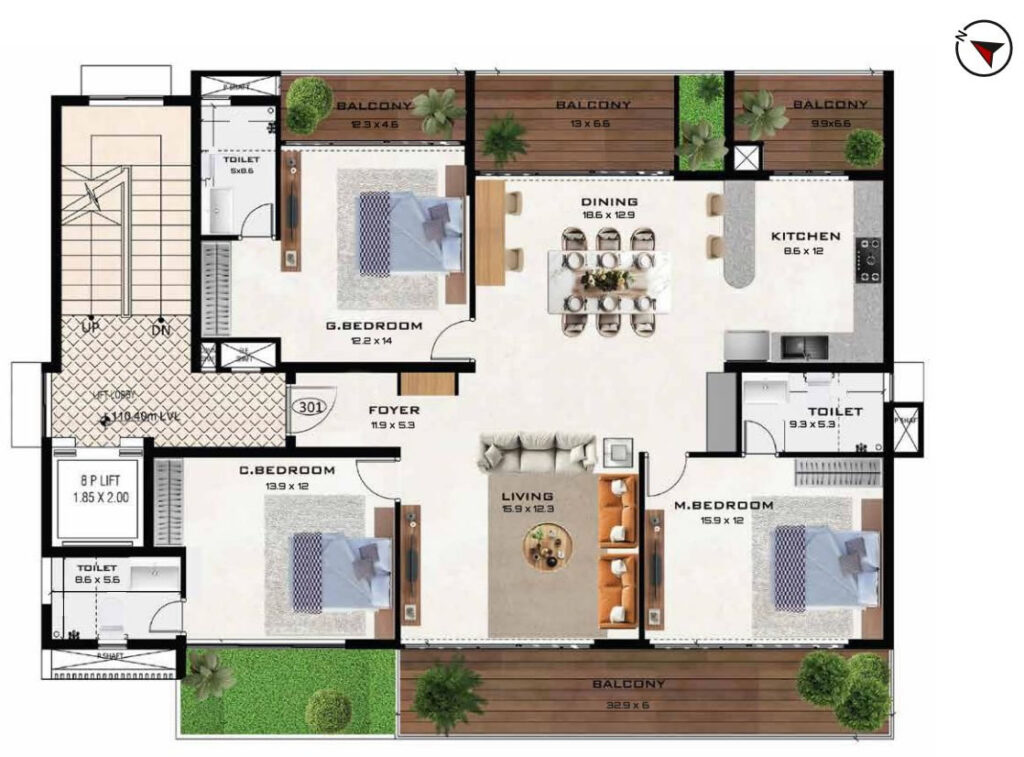 Northernsky Evolve Floorplan